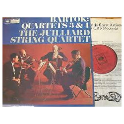 Béla Bartók / Juilliard String Quartet String Quartets Nos. 3 & 4