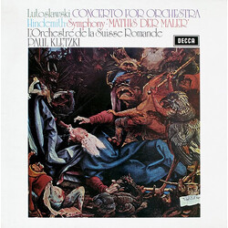 Witold Lutoslawski / Paul Hindemith / L'Orchestre De La Suisse Romande / Paul Kletzki Concerto For Orchestra / Symphony 'Mathis Der Maler'