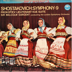 Dmitri Shostakovich / Sergei Prokofiev / Sir Malcolm Sargent / The London Symphony Orchestra Symphony #9 / Lieutenant Kije Suite