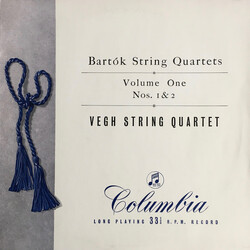 Béla Bartók / Quatuor Végh The String Quartets- Volume One Nos.1 & 2
