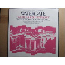 John Mitchell (20) Watergate "White House Horrors" The Testimony Of John Mitchell Vinyl LP USED