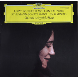 Franz Liszt / Robert Schumann / Martha Argerich Sonate H-Moll (In B Minor) / Sonate G-Moll (In G Minor)