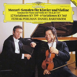 Wolfgang Amadeus Mozart / Itzhak Perlman / Daniel Barenboim Sonaten Für Klavier Und Violine ∙ 12 Variationen Kv 359 ∙ 6 Variationen Kv 360