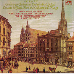 Wolfgang Amadeus Mozart / Emma Johnson / William Bennett (3) / Osian Ellis / English Chamber Orchestra / Raymond Leppard Concerto For Clarinet And Orc