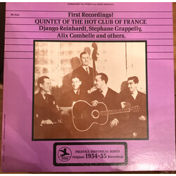 Quintette Du Hot Club De France First Recordings! Quintet Of The Hot Club Of France