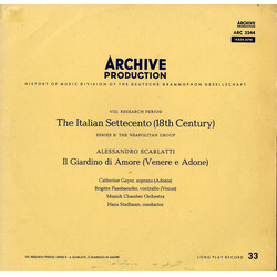Alessandro Scarlatti / Catherine Gayer / Brigitte Fassbaender / Münchener Kammerorchester / Hans Stadlmair Il Giardino di Amore (Venere E Adone)