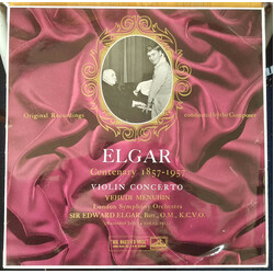 Sir Edward Elgar / Yehudi Menuhin / The London Symphony Orchestra Violin Concerto In B Minor, Op. 61