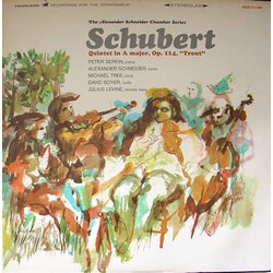 Franz Schubert / Peter Serkin / Alexander Schneider / Michael Tree / David Soyer / Julius Levine Quintet In A Major, Op. 114, "Trout"