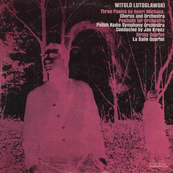 Witold Lutoslawski Three Poems By Henri Michaux