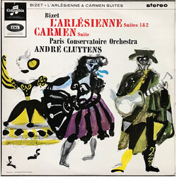 Georges Bizet / Orchestre De La Société Des Concerts Du Conservatoire / André Cluytens L'Arlésienne Suites 1 & 2 / Carmen Suite Vinyl LP