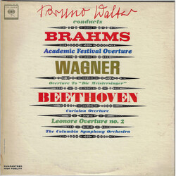 Bruno Walter / Johannes Brahms / Richard Wagner / Ludwig van Beethoven / Columbia Symphony Orchestra Academic Festival Overture / Overture To "Die Mei