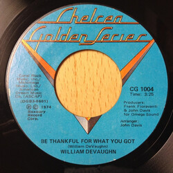 William DeVaughn Be Thankful For What You've Got / Blood Is Thicker Than Water