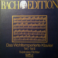 Johann Sebastian Bach / Sviatoslav Richter Das Wohltemperierte Klavier BWV 846-893 Vinyl 6 LP Box Set