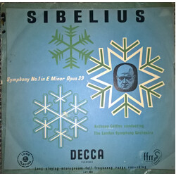 Jean Sibelius / Anthony Collins (2) / The London Symphony Orchestra Symphony No. 1 In E Minor, Op. 39