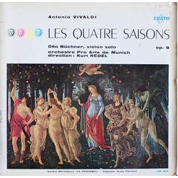 Antonio Vivaldi / Otto Büchner / Liesl Heidersdorf / Orchestre Pro Arte De Munich / Kurt Redel Les Quatre Saisons