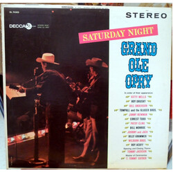Various Saturday Night At The Grand Ole Opry Vinyl LP USED