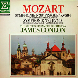 Wolfgang Amadeus Mozart / Scottish Chamber Orchestra / James Conlon Symphonie N°38 "Prague" KV504 In D Major / Symphonie N°39 KV543 In E Flat Major