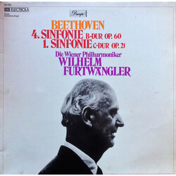 Ludwig van Beethoven / Wilhelm Furtwängler / Wiener Philharmoniker 4. Sinfonie B-dur Op. 60, 1. Sinfonie C-dur Op. 21