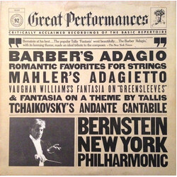 Various / Leonard Bernstein / The New York Philharmonic Orchestra Romantic Favorites For Strings