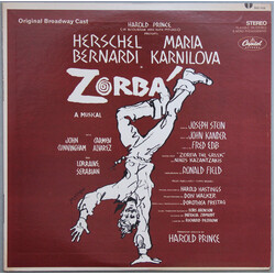 John Kander / Fred Ebb / Herschel Bernardi / Maria Karnilova / John Cunningham (2) / Carmen Alvarez / Lorraine Serabian / Harold Prince Zorbá (Origina
