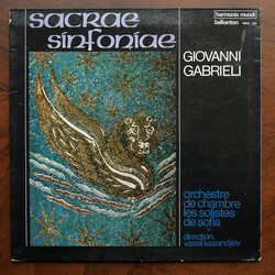 Giovanni Gabrieli Sacrae Sinfoniae -  Orchestre De Chambre De Sofia*, Vassil Kazandjiev