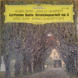 Alban Berg / Lasalle Quartet Lyrische Suite - Streichquartett Op. 3 (Lyric Suite - String Quartett, Op. 3)