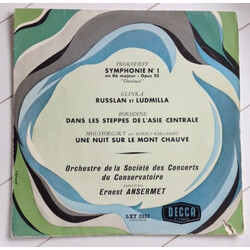 Sergei Prokofiev / Mikhail Ivanovich Glinka / Alexander Borodin / Modest Mussorgsky / Orchestre De La Société Des Concerts Du Conservatoire / Ernest A