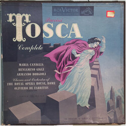 Giacomo Puccini / Maria Caniglia / Beniamino Gigli / Armando Borgioli / Coro Del Teatro Dell'Opera Di Roma / Orchestra Del Teatro Dell'Opera Di Roma /