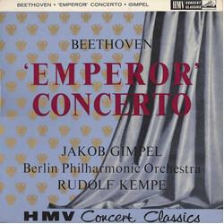 Ludwig van Beethoven / Jakob Gimpel / Berliner Philharmoniker / Rudolf Kempe Emperor Concerto