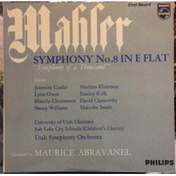 Gustav Mahler / Maurice de Abravanel / Utah Symphony Orchestra Symphony No. 8 in E flat, "Symphony Of A Thousand."