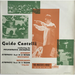 Guido Cantelli / Philharmonia Orchestra Schubert: Symphony No. 8 In B Minor "Unfinished" / Mendelssohn: Symphony No. 4 In A Major - "Italian"