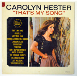 Carolyn Hester That's My Song