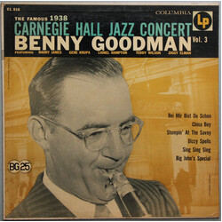 Benny Goodman The Famous 1938 Carnegie Hall Jazz Concert Vol.3