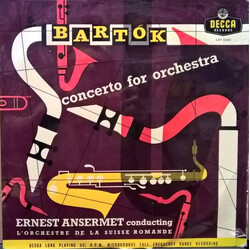 Béla Bartók / Ernest Ansermet / L'Orchestre De La Suisse Romande Concerto For Orchestra