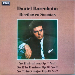 Daniel Barenboim Beethoven Sonatas: No.1 In F Minor, Op.2, No.1 / No.17 In D Minor, Op.31, No.2 / No.20 In G Major, Op.49, No.2