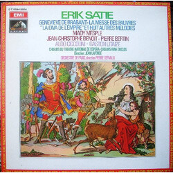 Erik Satie Geneviève de Brabant-La Messe Des Pauvres,"La Diva de L'Empire" Et Huit Autres Mélodies
