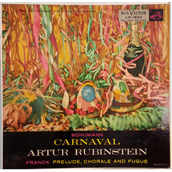 Robert Schumann / César Franck / Arthur Rubinstein Carnaval / Prelude, Chorale And Fugue