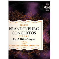 Johann Sebastian Bach / Karl Münchinger / Stuttgarter Kammerorchester Brandenburg Concertos Nos. 2, 4 & 5