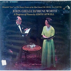 John Gielgud / Irene Worth / Edith Sitwell A Program Of Poems By Edith Sitwell