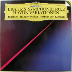 Johannes Brahms / Herbert von Karajan / Berliner Philharmoniker Symphonie No. 2 & Haydn-Variationen Vinyl LP