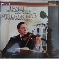 Georg Friedrich Händel / Arthur Grumiaux / Robert Veyron-Lacroix Six Sonatas For Violin And Continuo, Op. 1