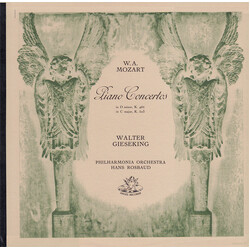 Wolfgang Amadeus Mozart / Walter Gieseking Piano Concerto No. 20 In D Minor, K.466 / Piano Concerto No. 25 In C Major, K.503