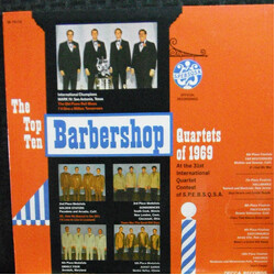 Various The Top Ten Barbershop Quartets Of 1969