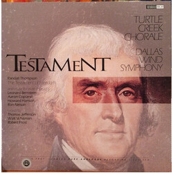Turtle Creek Chorale / Tim Seelig / Dallas Wind Symphony Testament - American Music For Male Chorus And Band