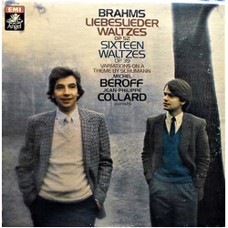 Johannes Brahms / Michel Béroff / Jean-Philippe Collard Liebeslieder Waltzes OP. 52 - Sixteen Waltzes Op. 39 - Variations On A Theme By Schumann