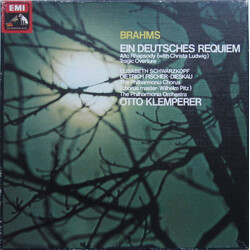Johannes Brahms / Elisabeth Schwarzkopf / Dietrich Fischer-Dieskau / Philharmonia Chorus / Wilhelm Pitz / Philharmonia Orchestra / Otto Klemperer Ein 