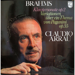 Johannes Brahms / Claudio Arrau Klaviersonate Op.2 / Variationen Über Ein Thema Von Paganini Op.35