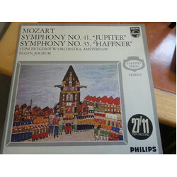 Wolfgang Amadeus Mozart / Concertgebouworkest / Eugen Jochum Symphony No 41 - "Jupiter" & 35 "Haffner"