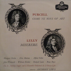 Henry Purcell / Jean-Baptiste Lully / Margaret Ritchie / Elsie Morison / Alfred Deller / John Whitworth / William Herbert / Richard Lewis (3) / Bruce 
