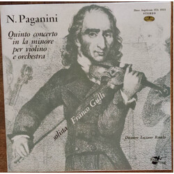 Niccolò Paganini / Franco Gulli / Luciano Rosada Quinto Concerto In la Minore Per Violino E Orchestra